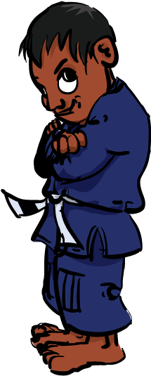 Being Able To Take Your Opponent Down To The Mats In - Cartoon (277x585)