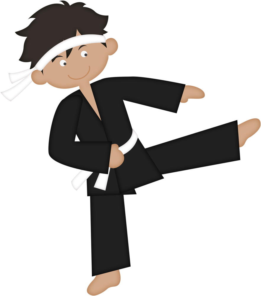 Sports & Ginástica Martial Arts, Clipart, Decoupage, - Cartoon (900x1024)