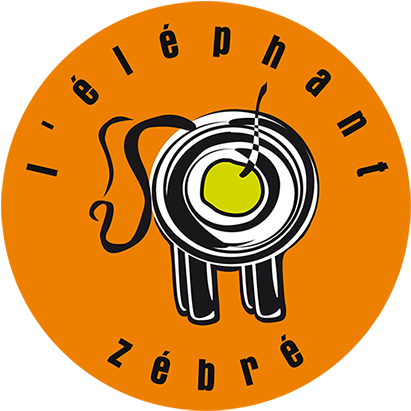 L'éléphant Zébré - Circle (450x450)