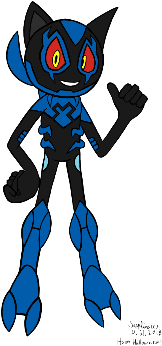Noah As The Blue Beetle By Sapphire1x7 - Cartoon (657x1216)