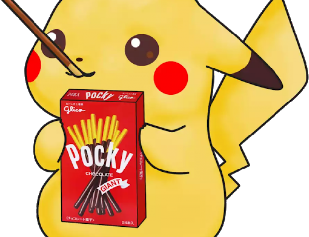 Good Evening Clipart Chocolate - Pikachu Pocky (640x480)