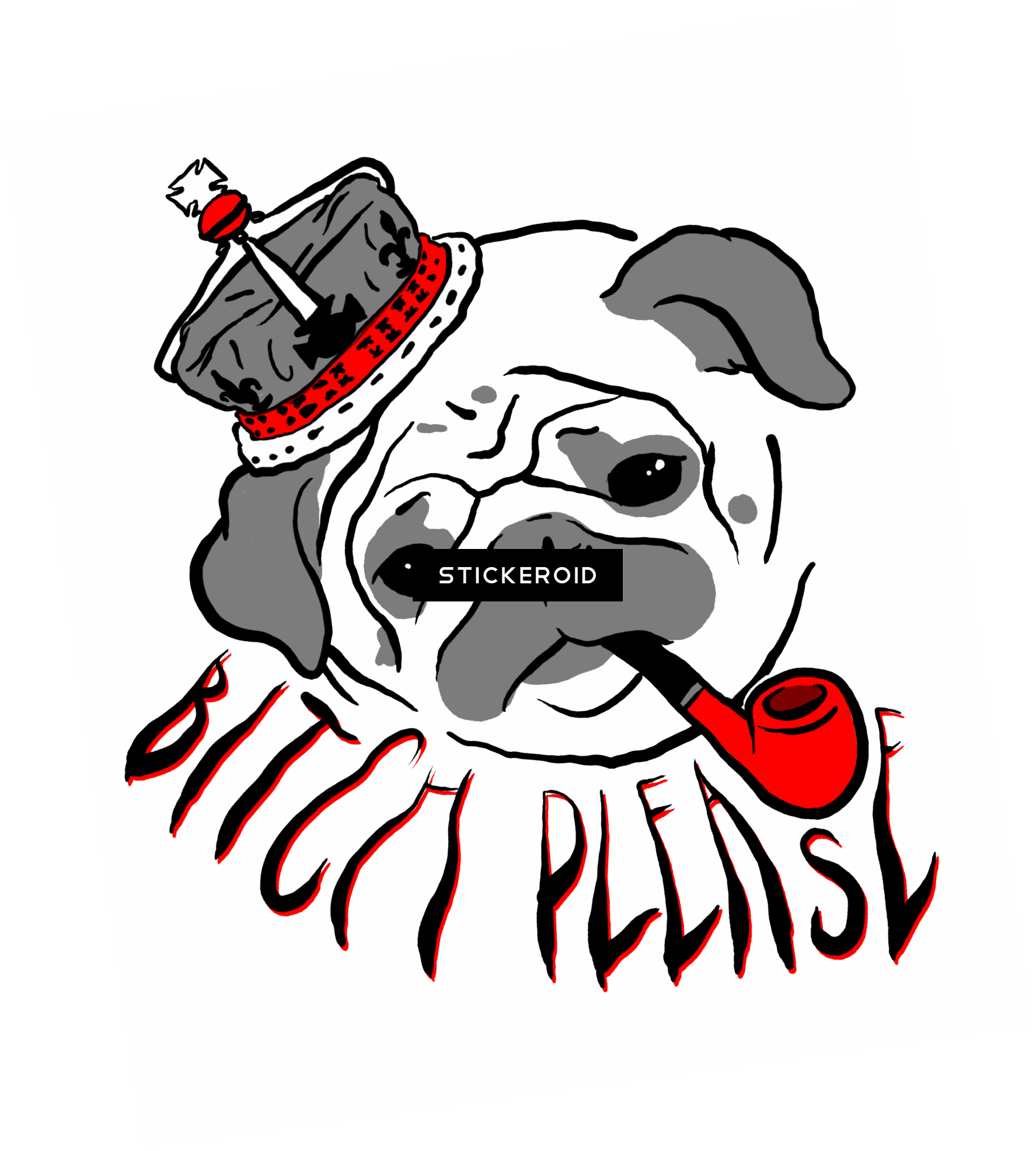 Pug Life Thug - Pug Transparent Png (1775x1973)
