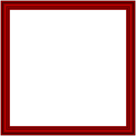 Free Png Download Red Border Frame Clipart Png Photo - Red Square Border Transparent (480x480)
