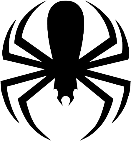 Black Widow Spider Clipart 35276 Spider Png Images - Cold Band Logo Spider (445x480)