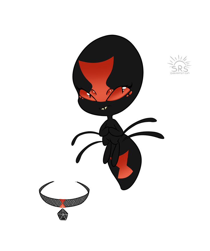 Black Widow Spider By Silentrosysunrise - Illustration (876x912)