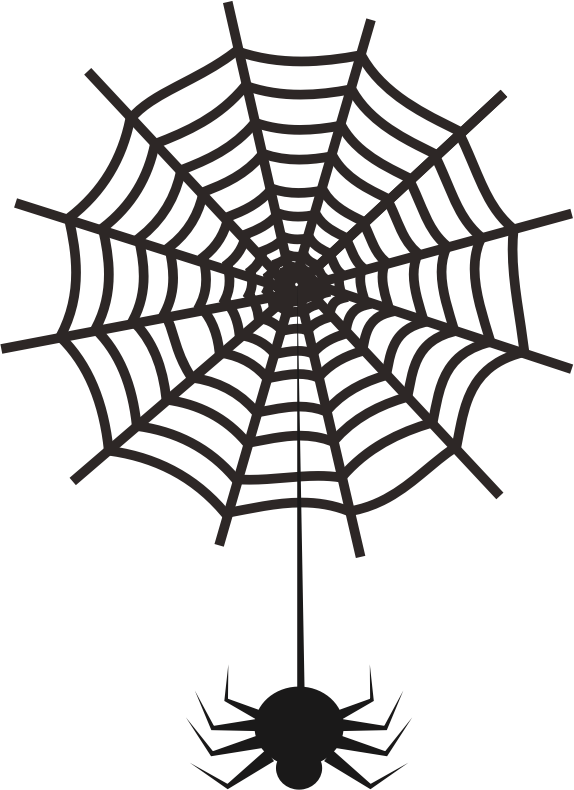 Medium Image - Spider Web Monogram Svg (574x790)