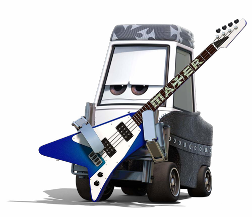 Cars Heavy Metal Mater Clipart Mater Car Lightning - Spreader (500x432)