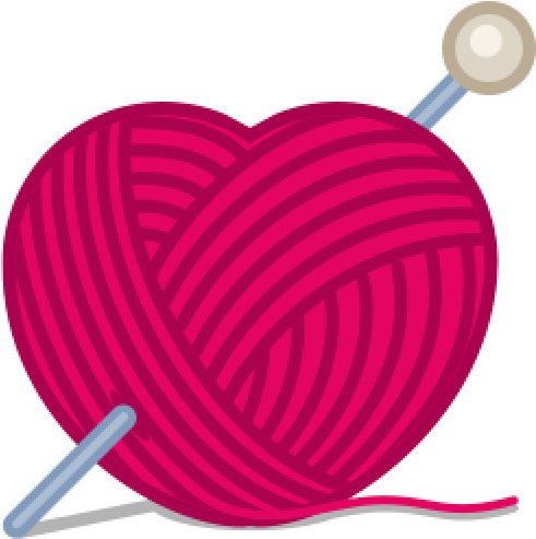 Me/wp Cat Yarn Icon - Heart Shaped Yarn Ball (512x512)