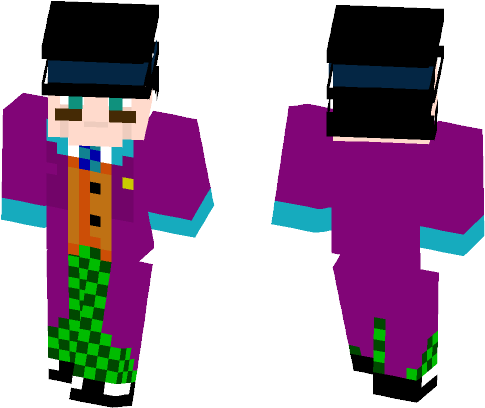 Willy Wonka - Skin Minecraft Alan Walker (584x497)