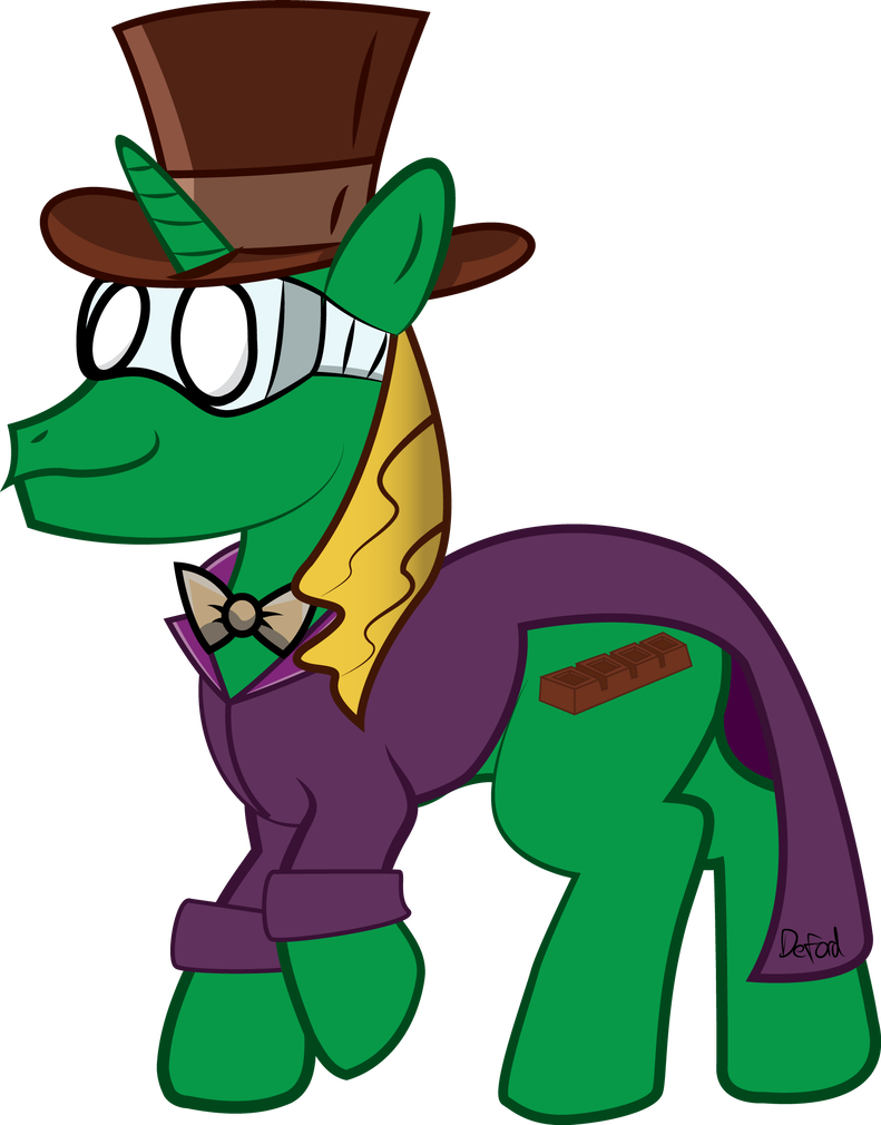 Willy Wonka By Mrquallzin - Cartoon (791x1010)