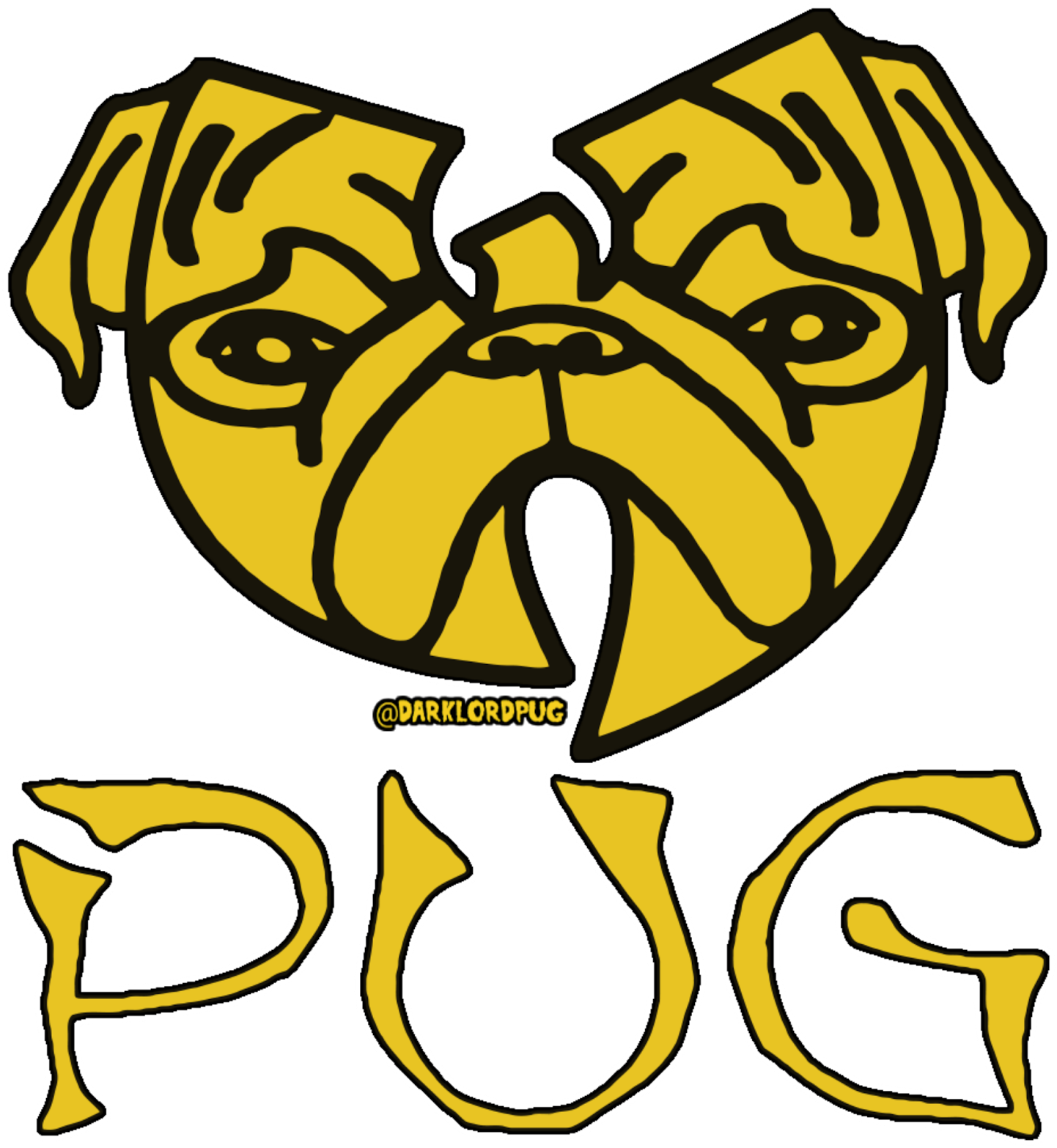 Dark Lord Pug Pug Art, Dark Lord, Pug Life, Mops, Willy - Dark Lord Pug Pug Art, Dark Lord, Pug Life, Mops, Willy (1512x1600)