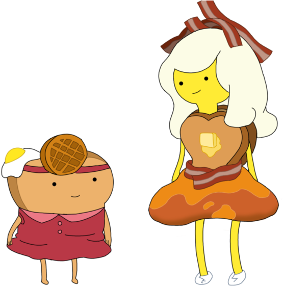 88 Kb Png - Breakfast Princess And Toast Princess (555x561)