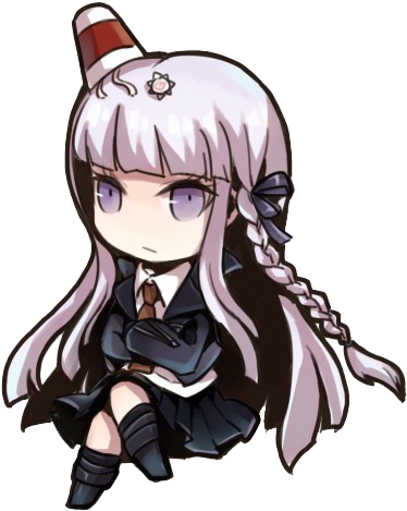 Transparent Edits Done By Senpai Anima-requiem - Kirigiri Kyouko Chibi Transparent (439x492)