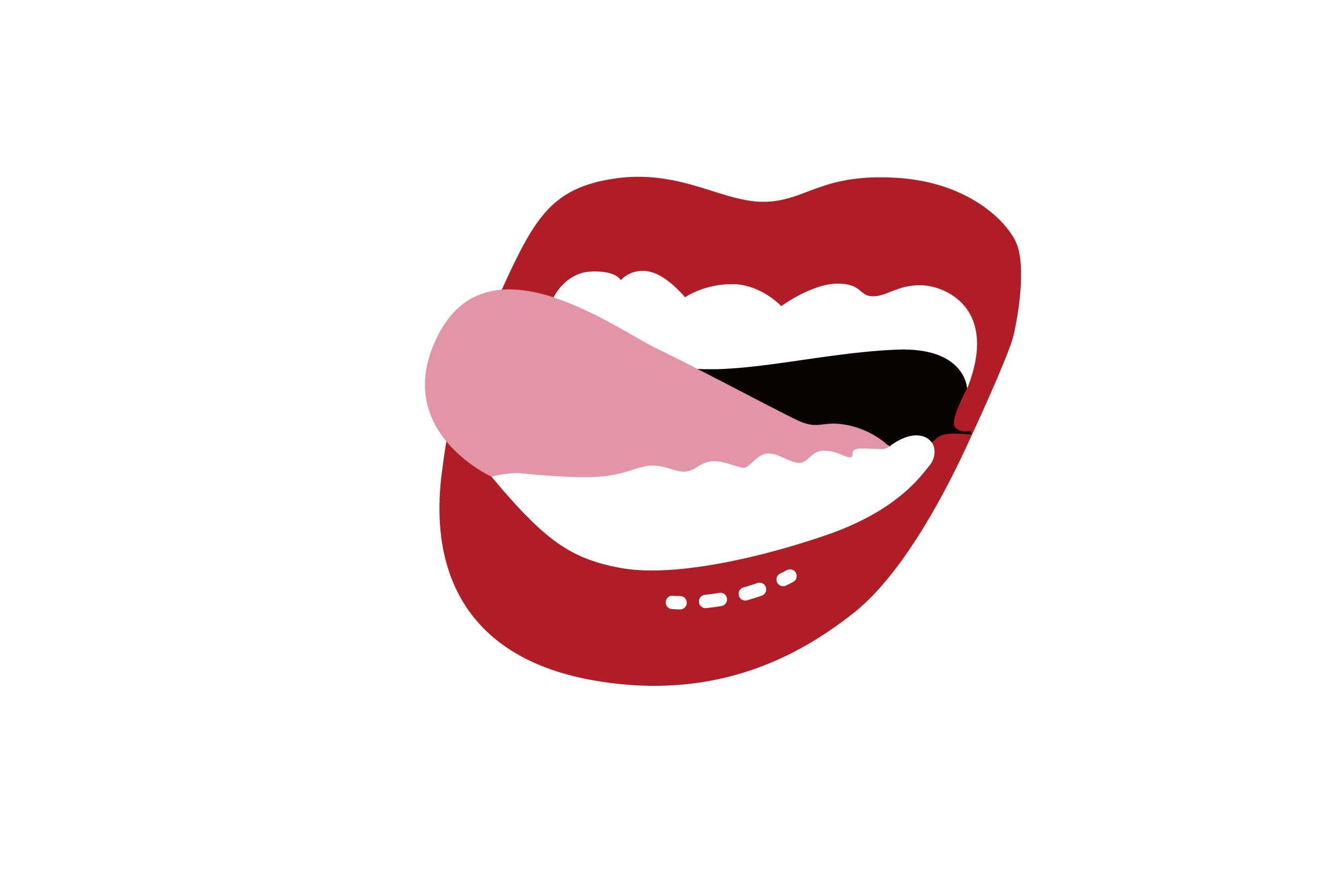 Clip Art Transprent Png Free Download Heart - Tongue (2485x1671)