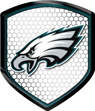 Football Season Nfl Bowl Philadelphia American 2018 - Philadelphia Eagles Shield (500x500)