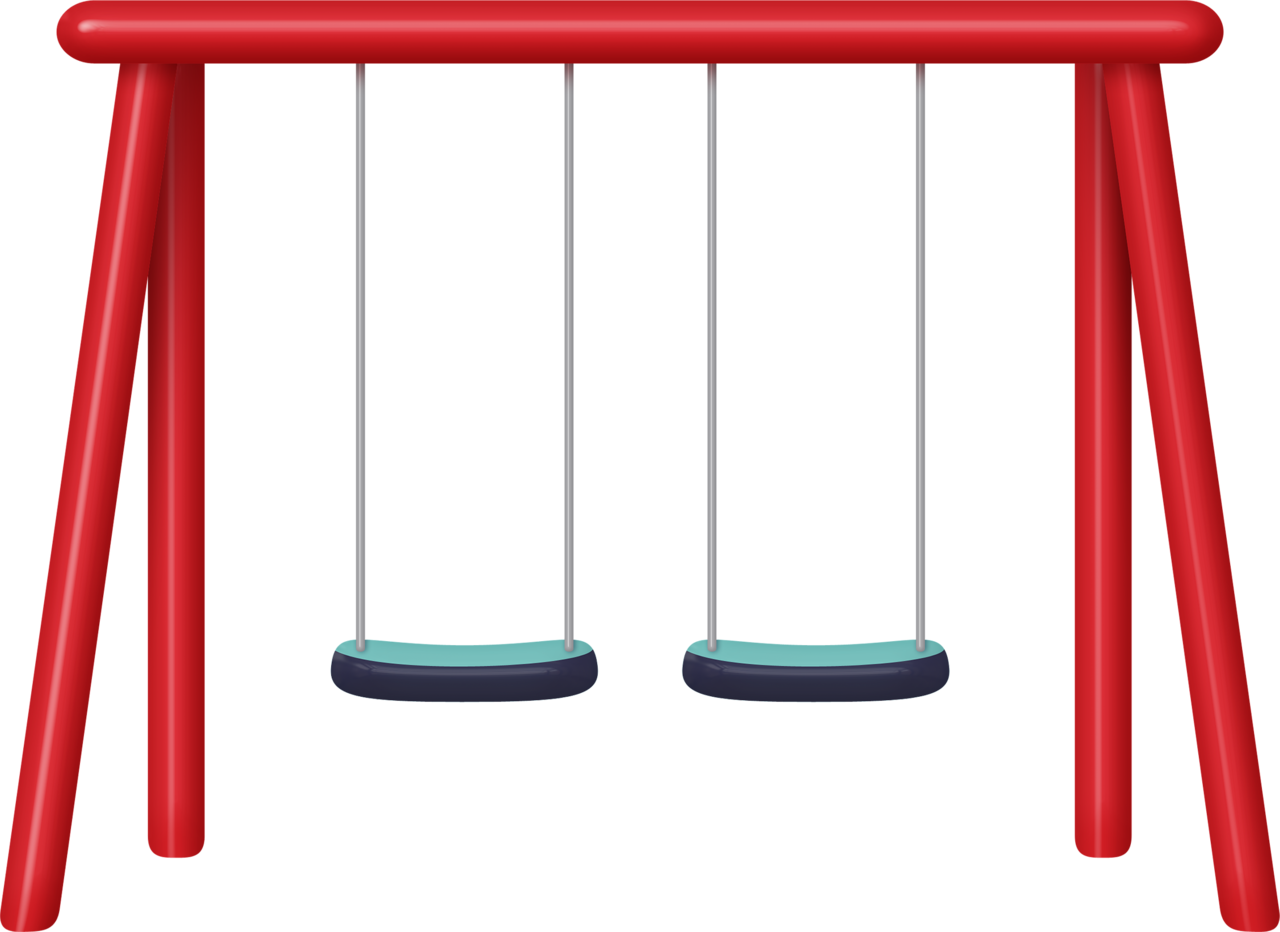 Parks & Recreation Playground Swing Set, Scrapbook - Swing Set Clip Art (1280x932)