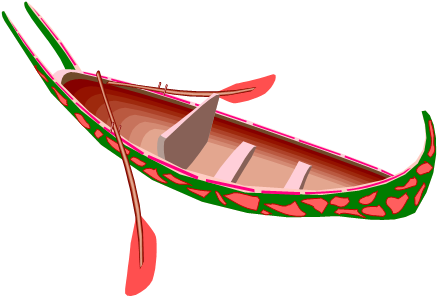 Boat Clipart Images - Пирога Лодка (455x305)