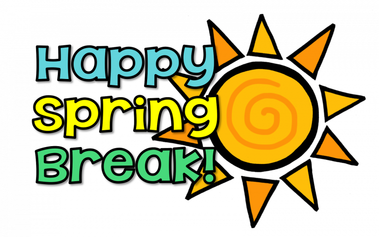 March 29, - Happy Spring Break Clipart (768x480)