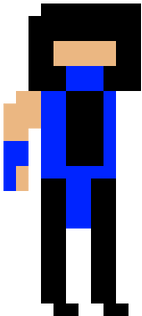 Pixel Art Sub Zero By Isa-draws - Lara Croft Pixel Art (400x400)