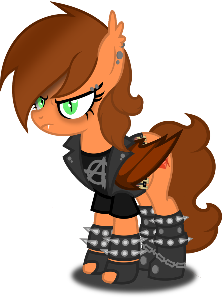 Fletcherthehuntress, Bat Pony, Clothes, Female, Jacket, - Cartoon (764x1024)