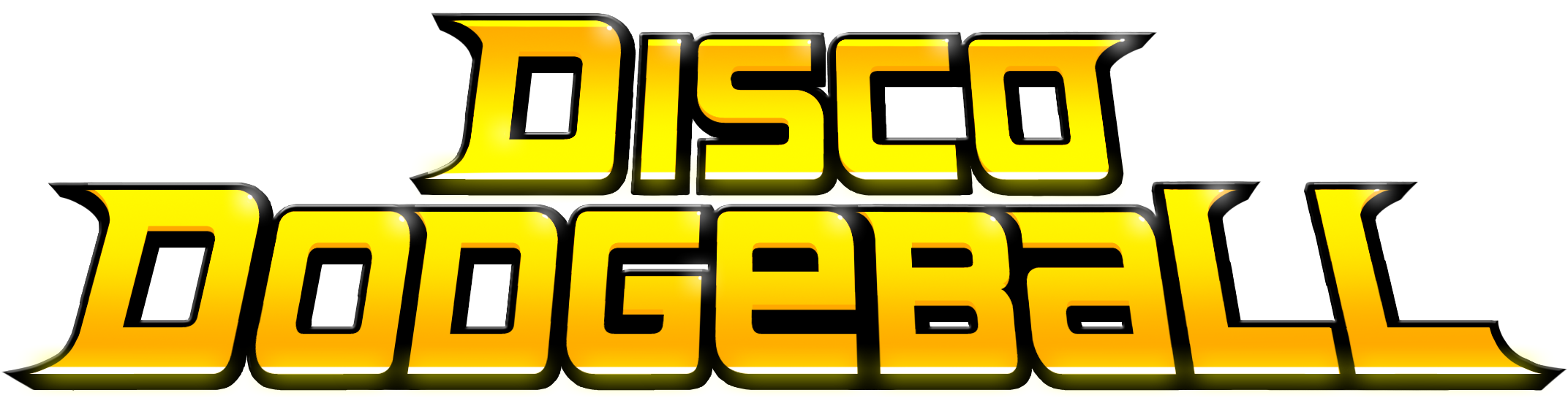 Big Logo Text Only - Robot Roller Derby Disco Dodgeball Logo (2200x712)