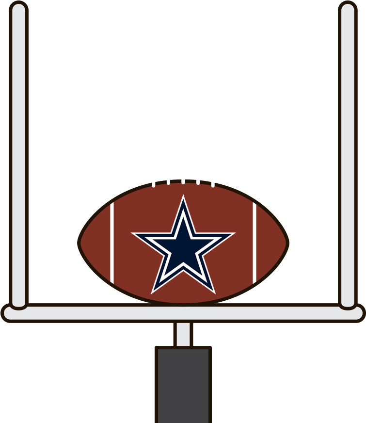 The Dallas Cowboys Scored 13 Points At Home Versus - Circle (1000x1050)