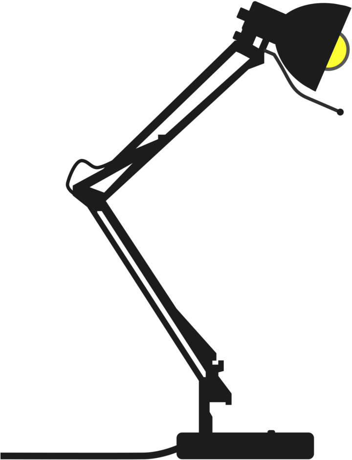 Table Lamp Desk Lighting Clip Art 2000*2400 Transprent - Desk Lamp Logo Png (853x1024)