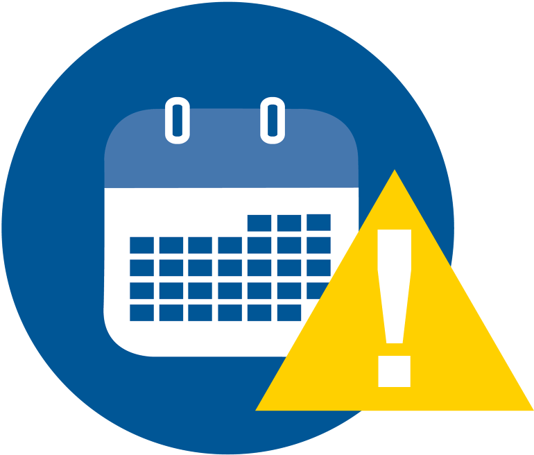 > Abstract Submission Deadline - Date Blue Icon (770x656)