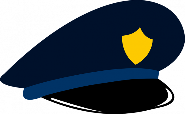 Police Cap Clipart (604x374)
