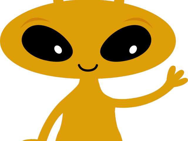 Spaceship Clipart Silly - Alien In Spaceship Clipart (640x480)