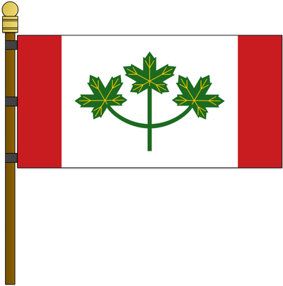 Flag Of Canada By Kristberinn - Canada (400x404)