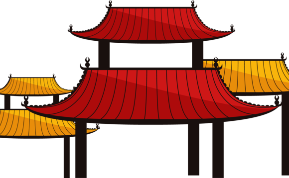 China Pa Turn - Gambar Animasi Rumah China (580x358)
