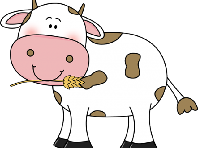Cute Cow Face Clipart (640x480)