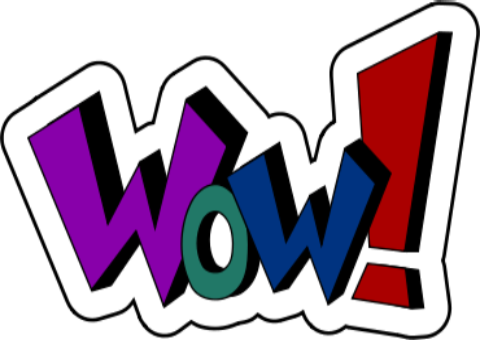 Wow-main - Wow Clip Art Free (480x340)