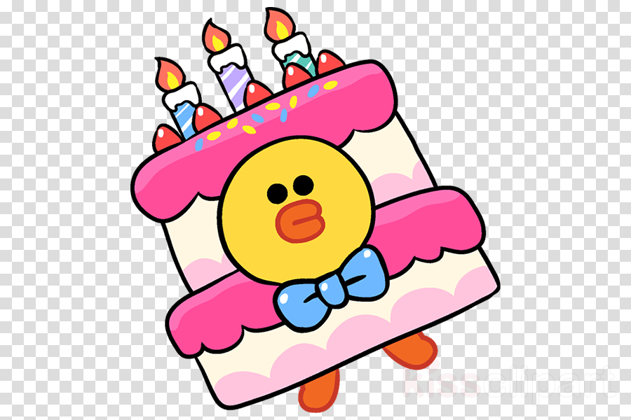 Line Friends Birthday Clipart Line Friends Birthday - Line Friends Happy Birthday (900x600)