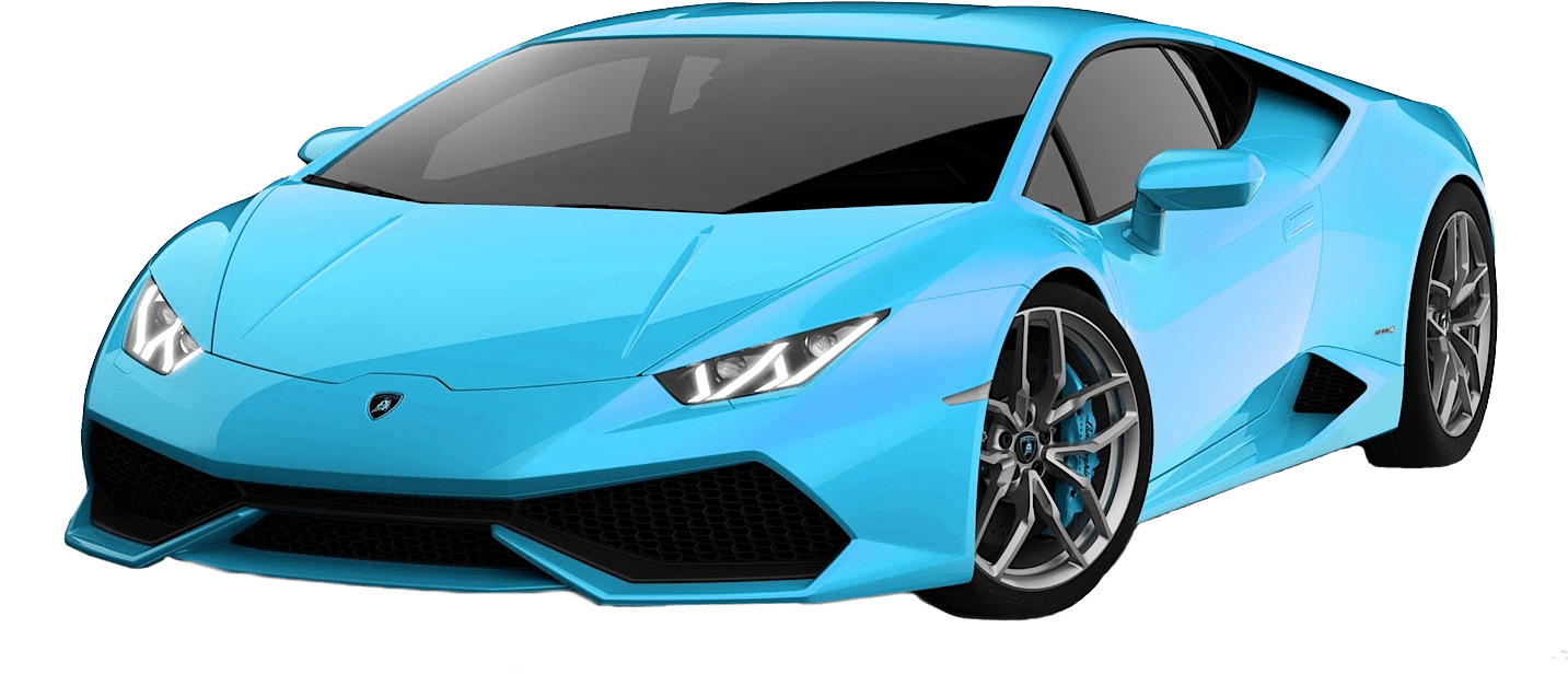 Lamborghini Car Clip Art - Blue Lamborghini Clip Art.