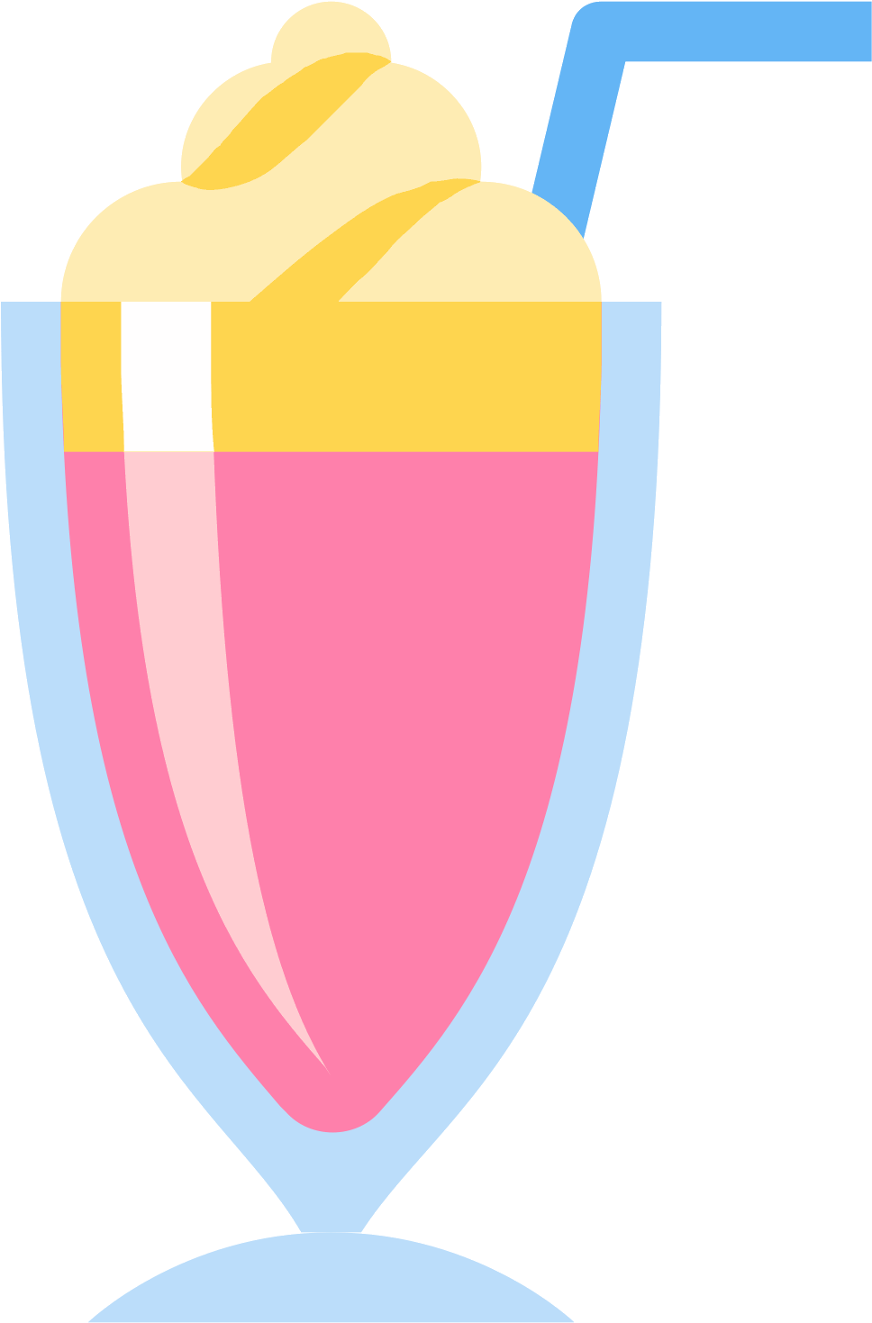 Cold Food Free Ice Cartoon Colorful Cream - Milk Shake Icon Png (1600x1600)