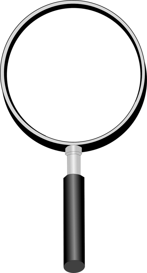 Magnifying Glass,transparent,clip Art - Magnifying Glass (500x928)
