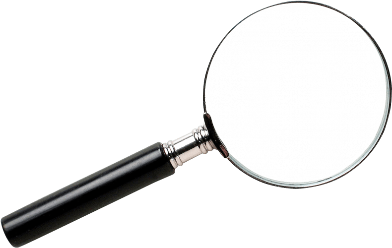 Clip Art Images - Transparent Background Magnifying Glass (851x592)