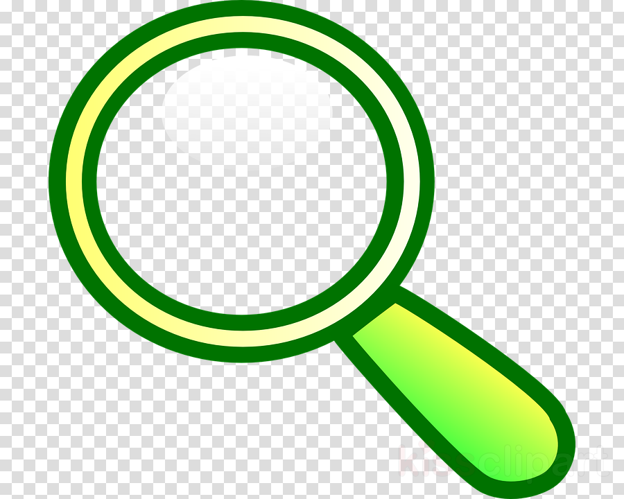 Magnifying Glass Clipart Green (900x720)
