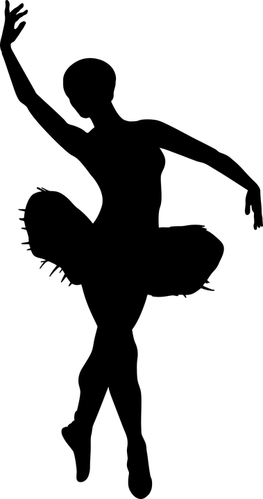 Ballerina Silhouette Png (379x720)