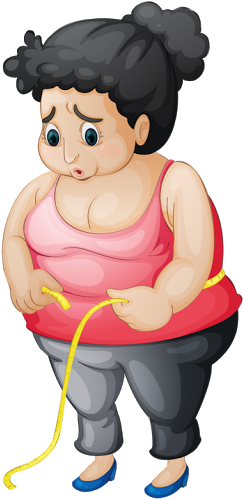 Álbuns Da Web Do Picasa - Fat Woman Cartoon Png (266x512)