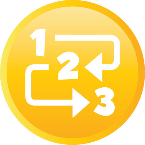 Follows Multi-step Directions - Circle (478x478)