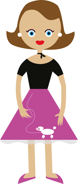 Poodle Skirt - Poodle Skirt (314x740)