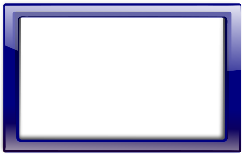 Free Decoration Free Art Nouveau Border Free Blue Frame - Blue Frame (800x519)