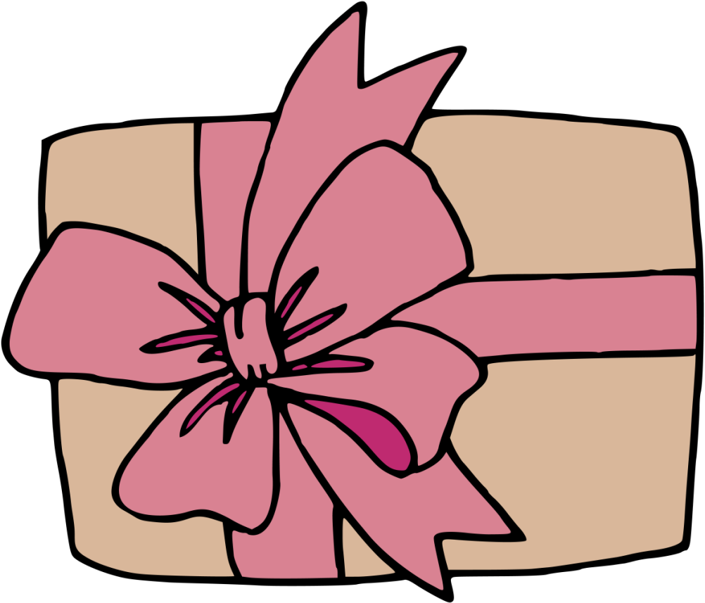 Hand Painted Gift Box Top View Winter Transparent Decorative - Hand Painted Gift Box Top View Winter Transparent Decorative (1024x1024)