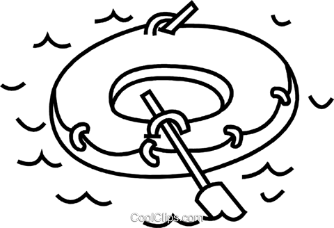 Life Preserver Royalty Free Vector Clip Art Illustration - Circle (480x328)