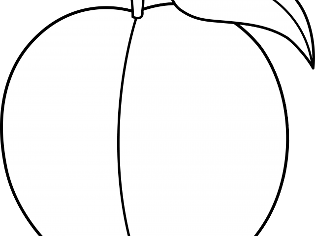 Peach Clipart Plum - Circle (640x480)