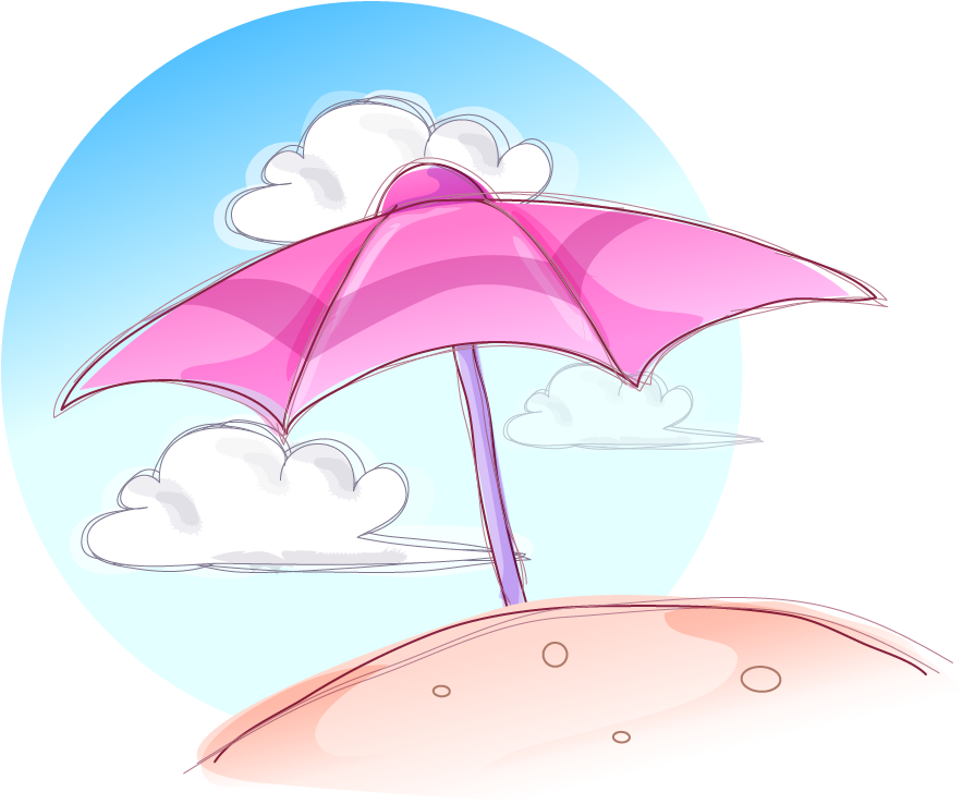 Umbrella Accessory Clip Art Parasol Transprent Png - Cartoon (970x873)