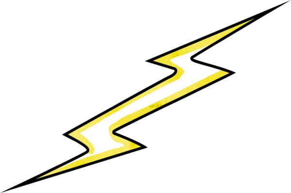 Lightening Clipart Jagged - Lighting Bolt Overlay (600x398)